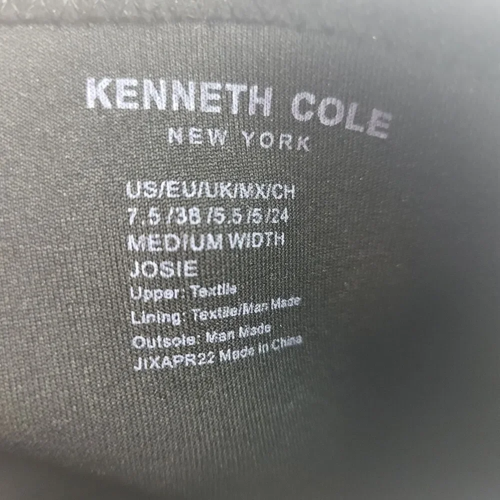 Kenneth Cole new York Josie women's over the knee boots Textile black Size 7.5M